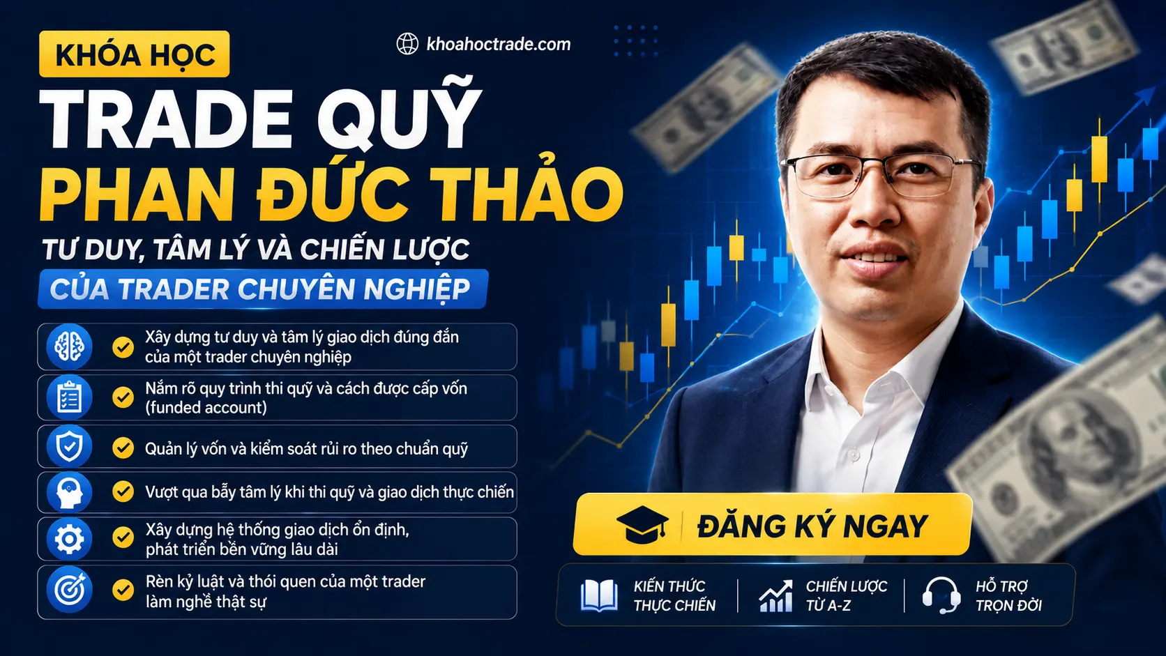 Ảnh khóa học Khóa Học Trade Quỹ Phan Đức Thảo – Tư Duy, Tâm Lý & Chiến Lược Trader Chuyên Nghiệp