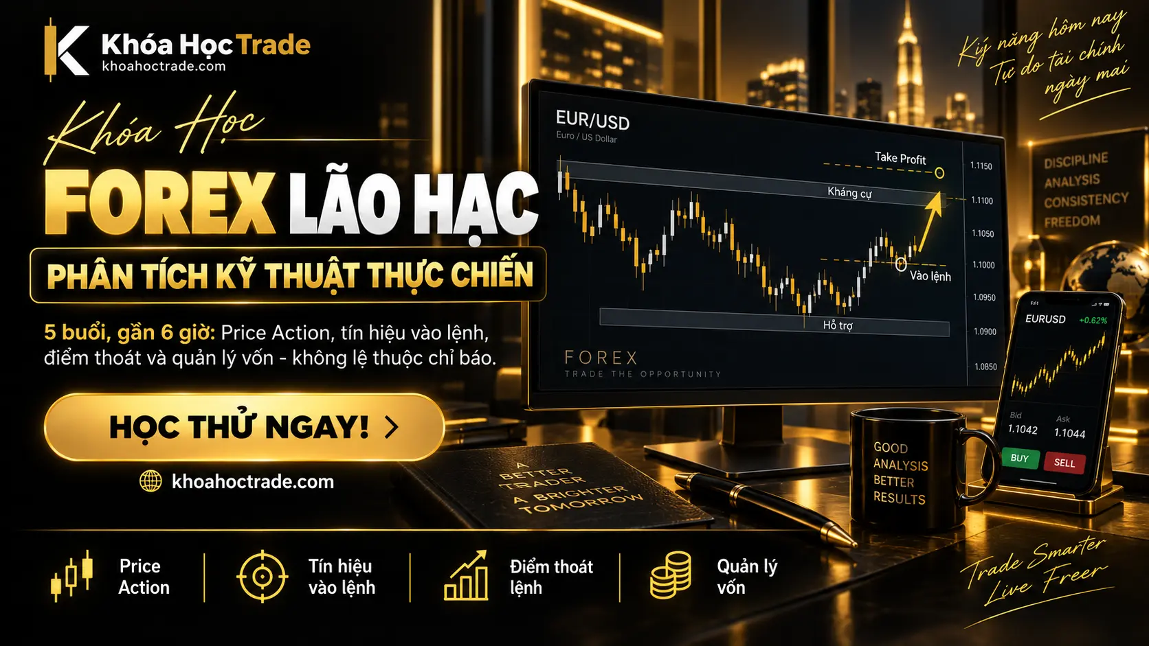 Ảnh khóa học Khóa Học Forex Lão Hạc – Phân Tích Kỹ Thuật Thực Chiến